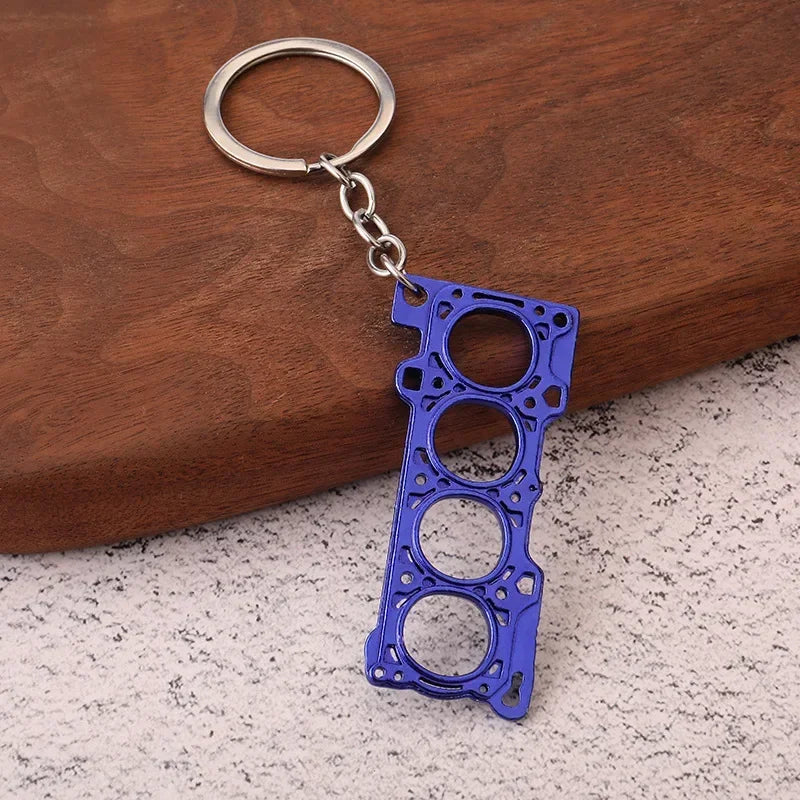 Ultimate Car Lover Keychain – Gearbox, Turbo & Brake Disc Design