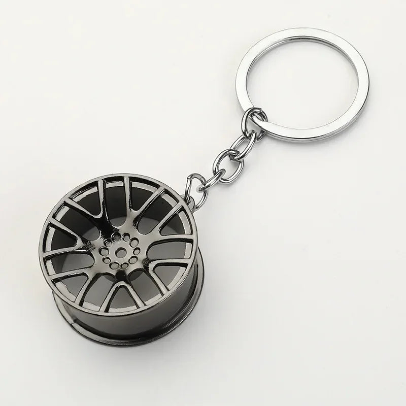 Ultimate Car Lover Keychain – Gearbox, Turbo & Brake Disc Design