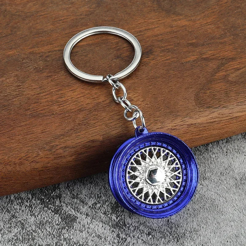 Ultimate Car Lover Keychain – Gearbox, Turbo & Brake Disc Design