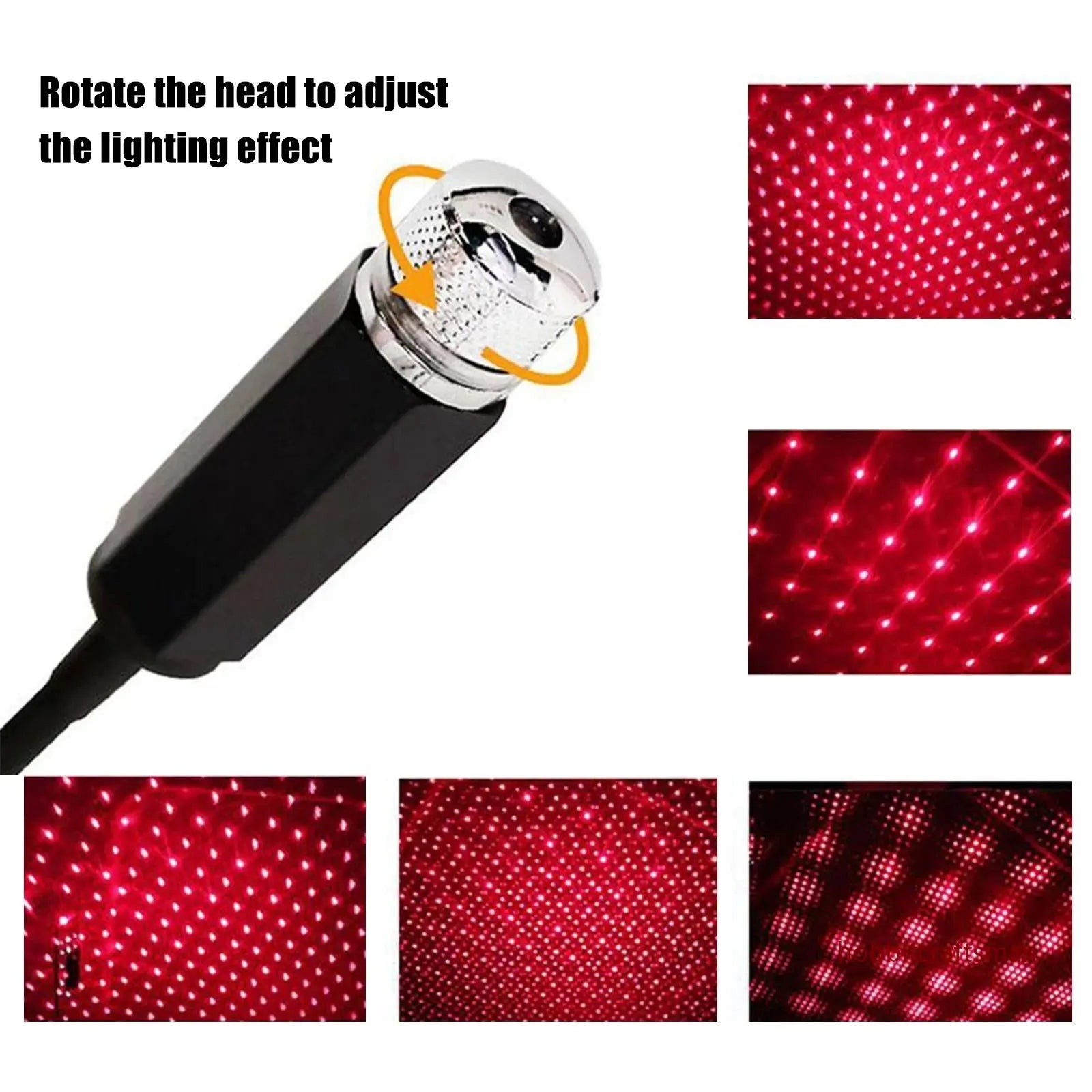 Transform Your Ride – Mini LED Star Projector for Car & Room Ceiling