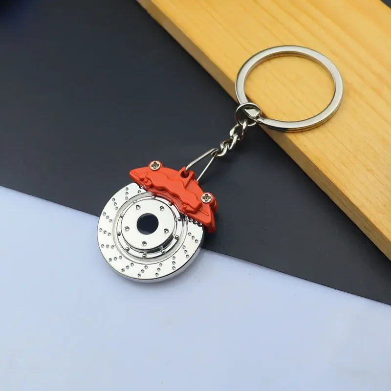Ultimate Car Lover Keychain – Gearbox, Turbo & Brake Disc Design