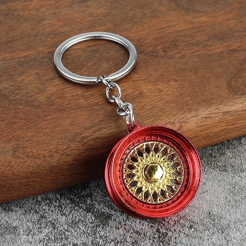 Ultimate Car Lover Keychain – Gearbox, Turbo & Brake Disc Design