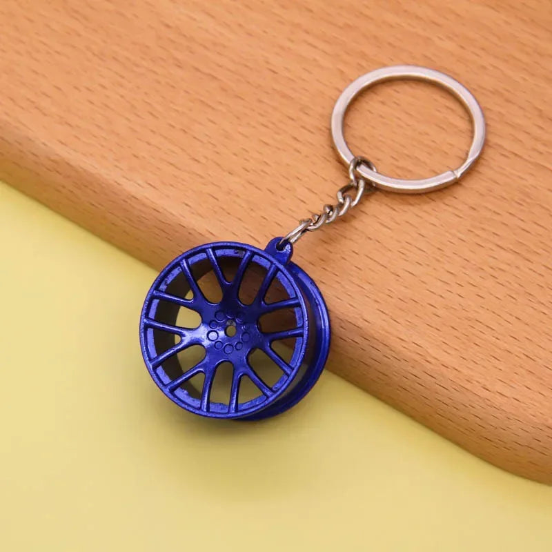 Ultimate Car Lover Keychain – Gearbox, Turbo & Brake Disc Design