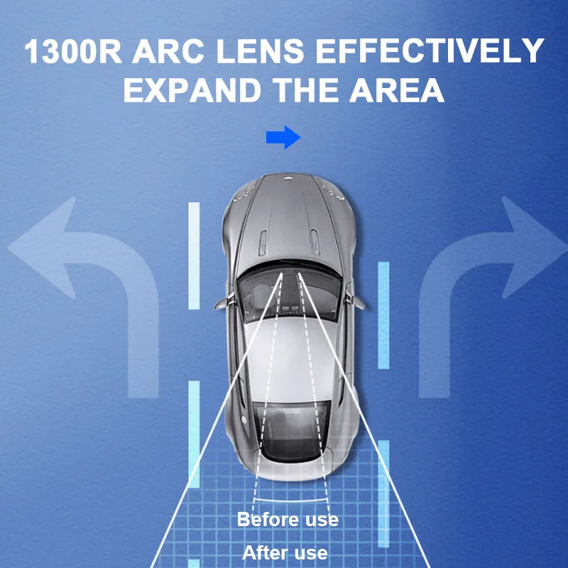 Universal Wide-Angle Blind Spot Rearview Mirror – Drive Safer and See More