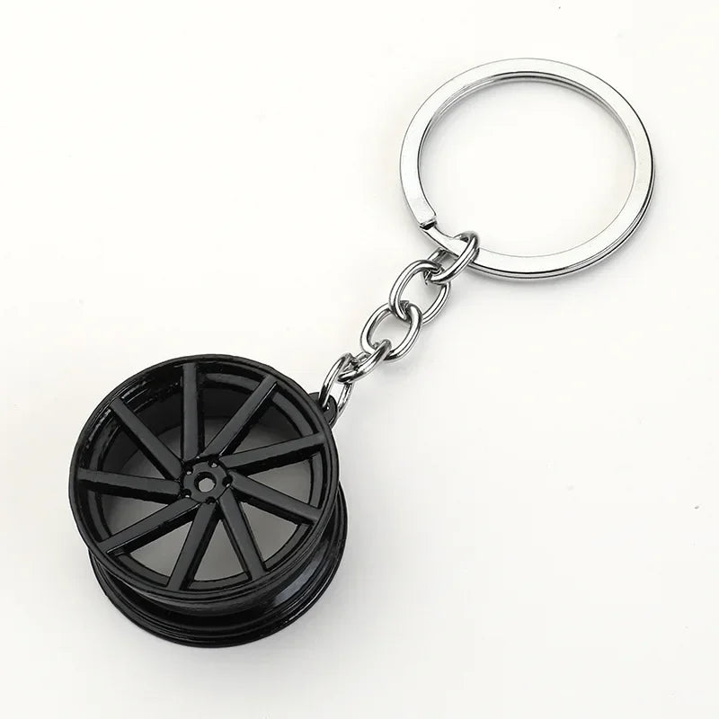 Ultimate Car Lover Keychain – Gearbox, Turbo & Brake Disc Design