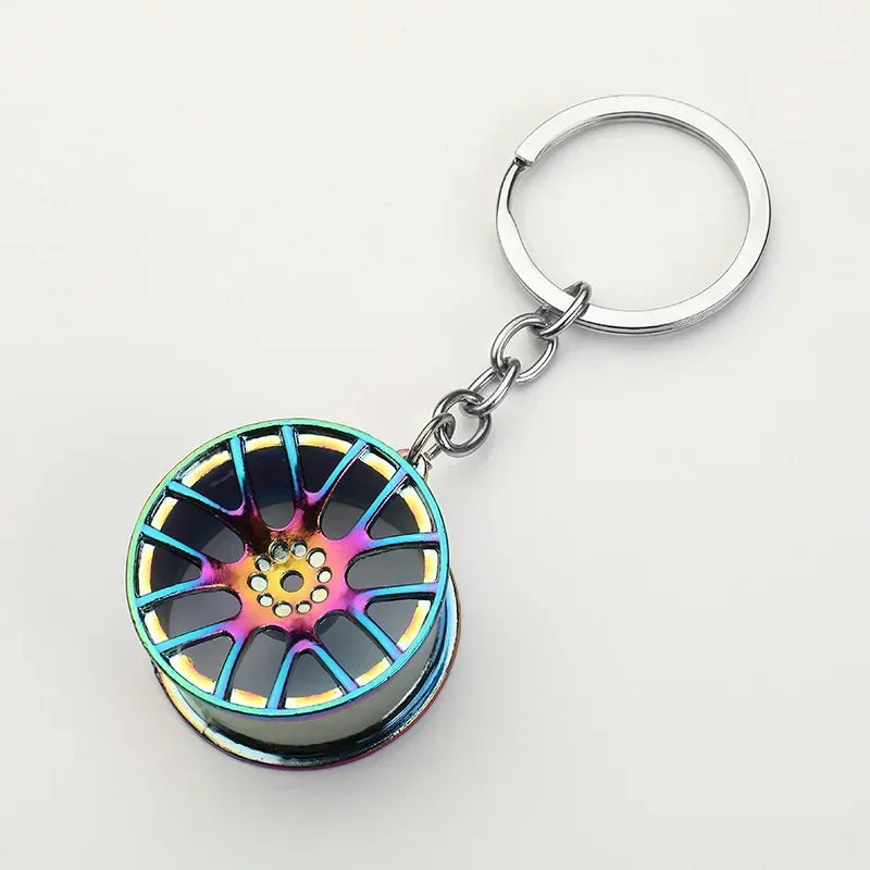 Ultimate Car Lover Keychain – Gearbox, Turbo & Brake Disc Design