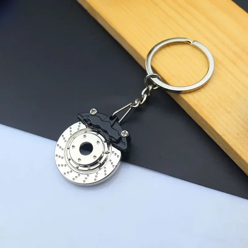 Ultimate Car Lover Keychain – Gearbox, Turbo & Brake Disc Design