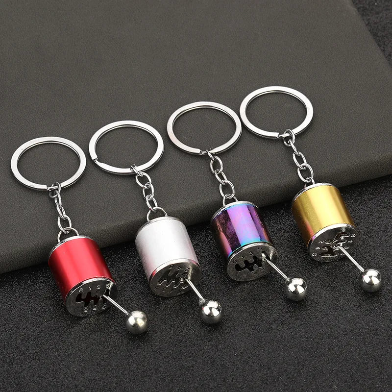 Ultimate Car Lover Keychain – Gearbox, Turbo & Brake Disc Design