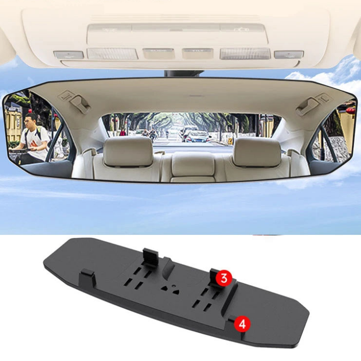 Universal Wide-Angle Blind Spot Rearview Mirror – Drive Safer and See More