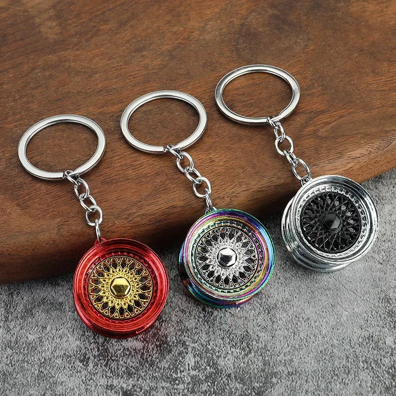 Ultimate Car Lover Keychain – Gearbox, Turbo & Brake Disc Design