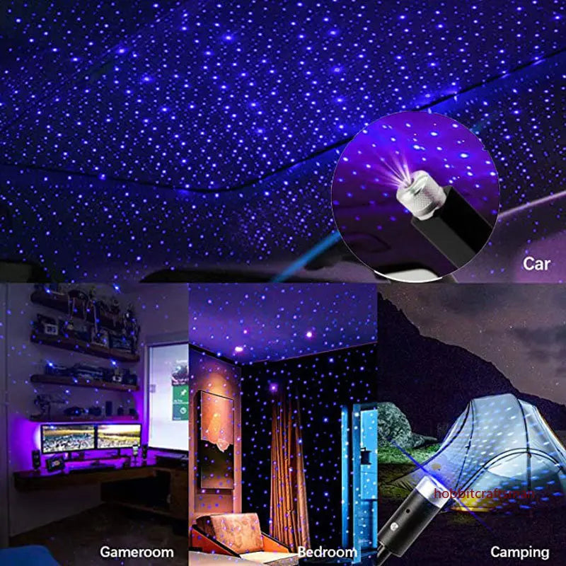 Transform Your Ride – Mini LED Star Projector for Car & Room Ceiling