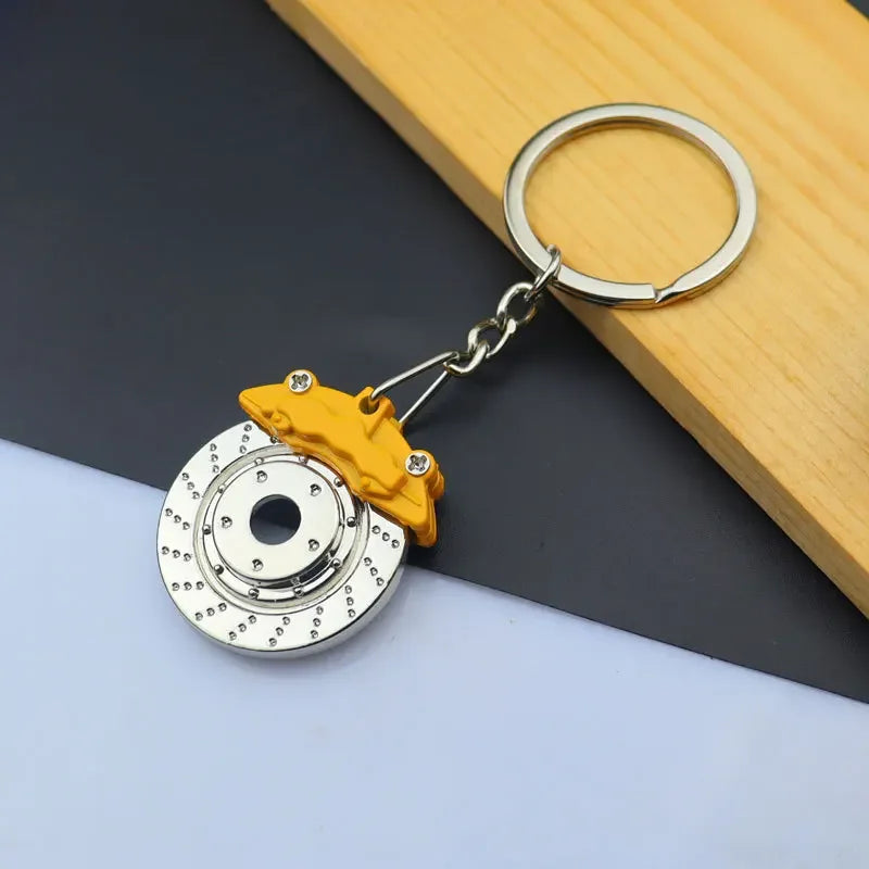 Ultimate Car Lover Keychain – Gearbox, Turbo & Brake Disc Design