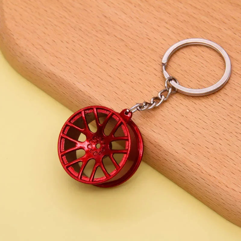 Ultimate Car Lover Keychain – Gearbox, Turbo & Brake Disc Design