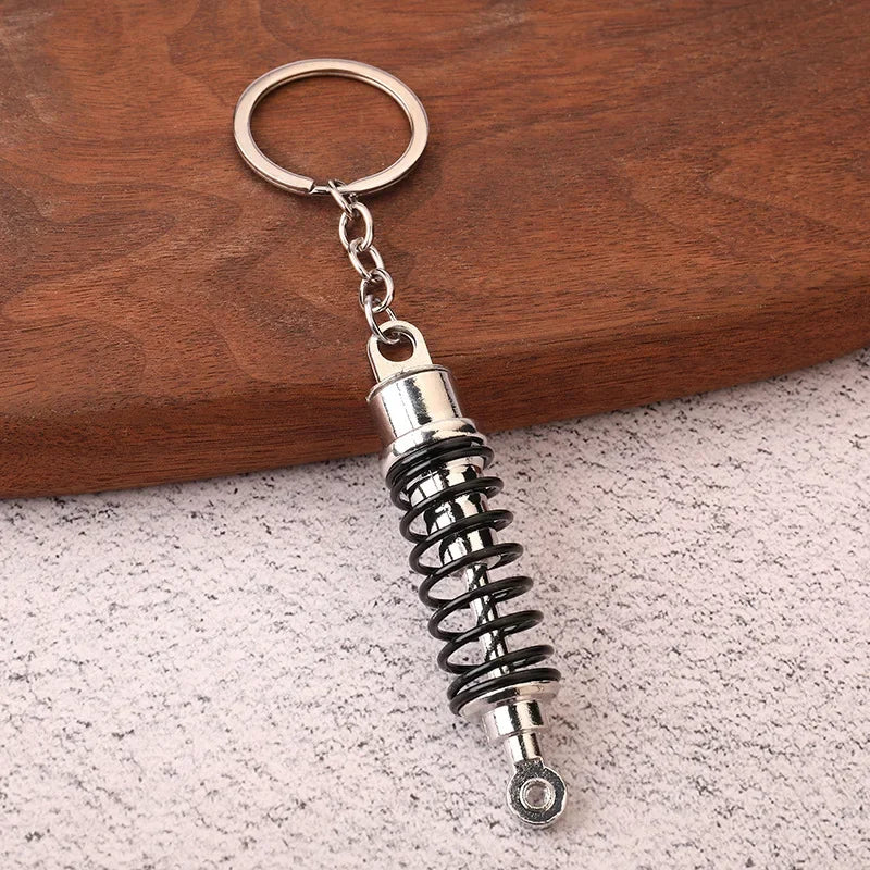 Ultimate Car Lover Keychain – Gearbox, Turbo & Brake Disc Design