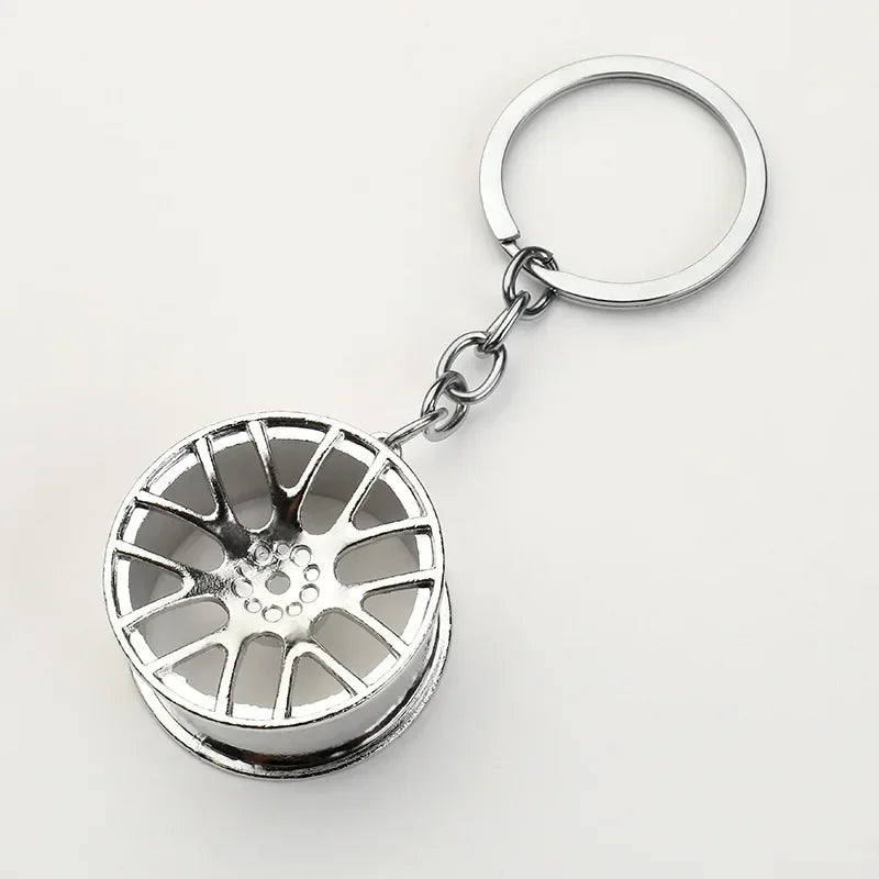 Ultimate Car Lover Keychain – Gearbox, Turbo & Brake Disc Design