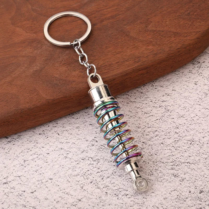 Ultimate Car Lover Keychain – Gearbox, Turbo & Brake Disc Design