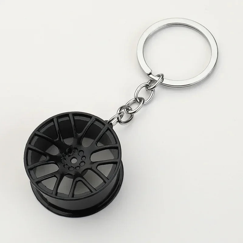 Ultimate Car Lover Keychain – Gearbox, Turbo & Brake Disc Design