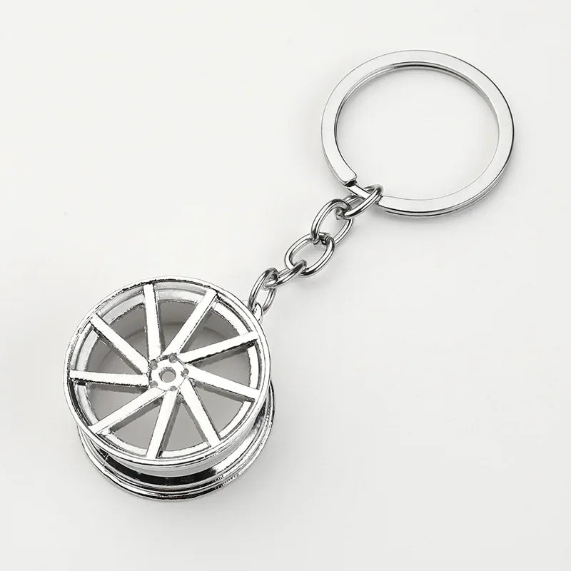 Ultimate Car Lover Keychain – Gearbox, Turbo & Brake Disc Design