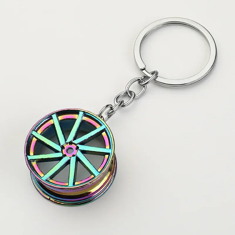 Ultimate Car Lover Keychain – Gearbox, Turbo & Brake Disc Design