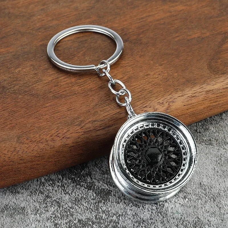 Ultimate Car Lover Keychain – Gearbox, Turbo & Brake Disc Design