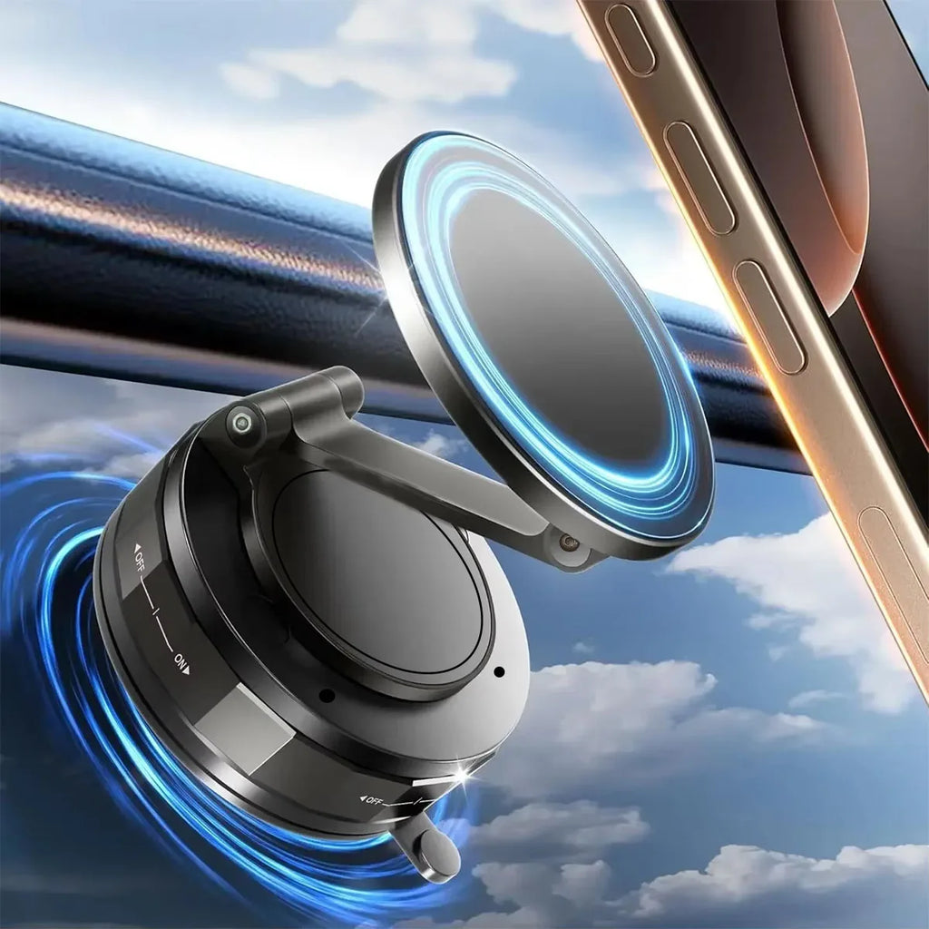 360° Rotating Suction Cup Phone Mount – Secure Dashboard & Windshield Holder